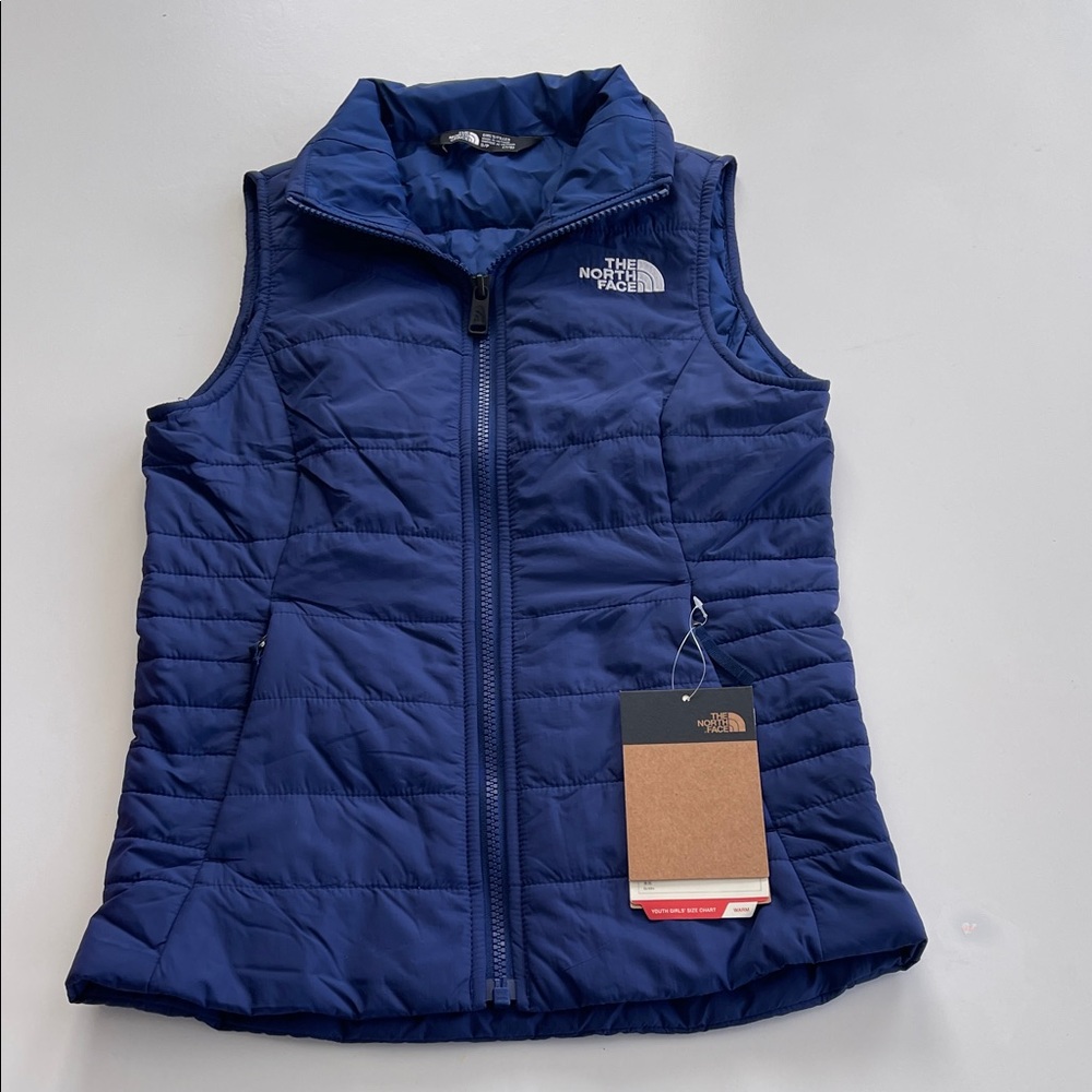 NEW with tags The North Face Blue Puffer Vest